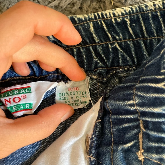 Vintage Acid Wash Denim Shorts - Picture 6 of 6